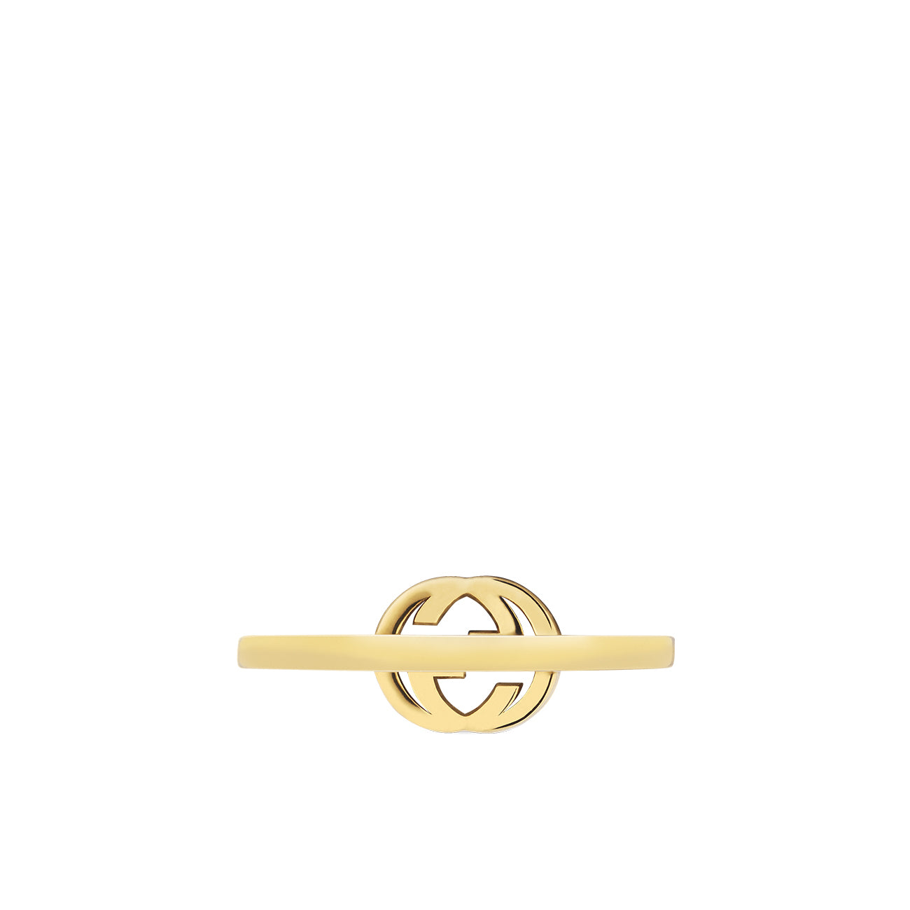 Gucci Interlocking Diamond Ring in Yellow Gold
