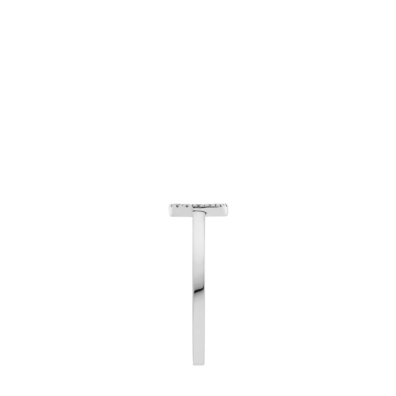 Gucci Interlocking Diamond Ring in White Gold