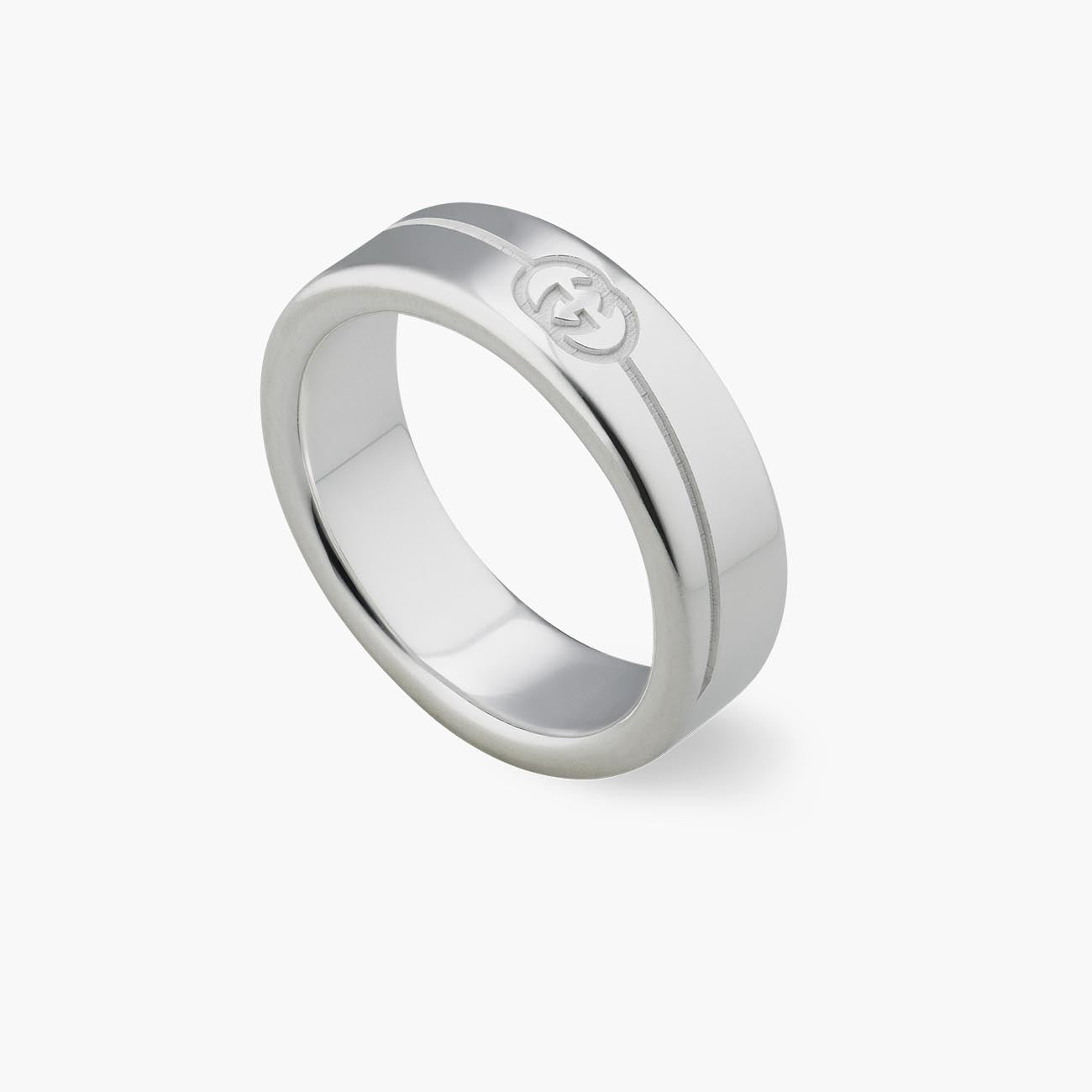 Gucci Tag Diagonal Interlocking G Band