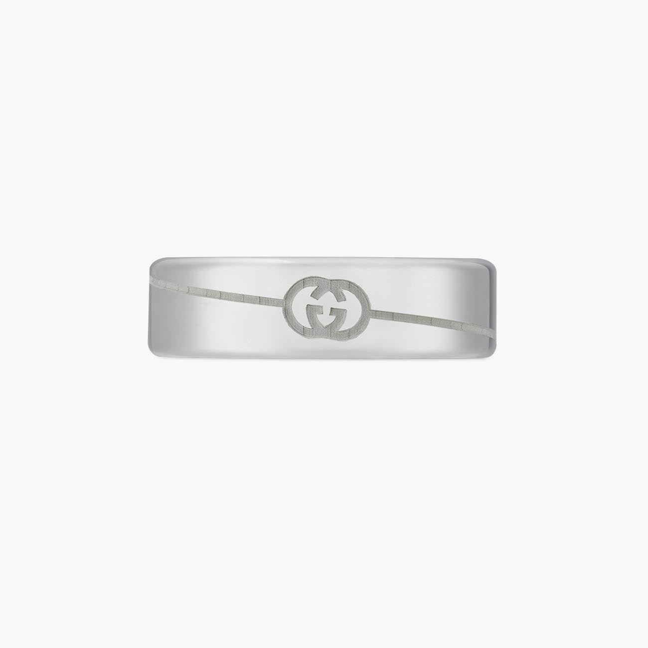 Gucci Tag Diagonal Interlocking G Band