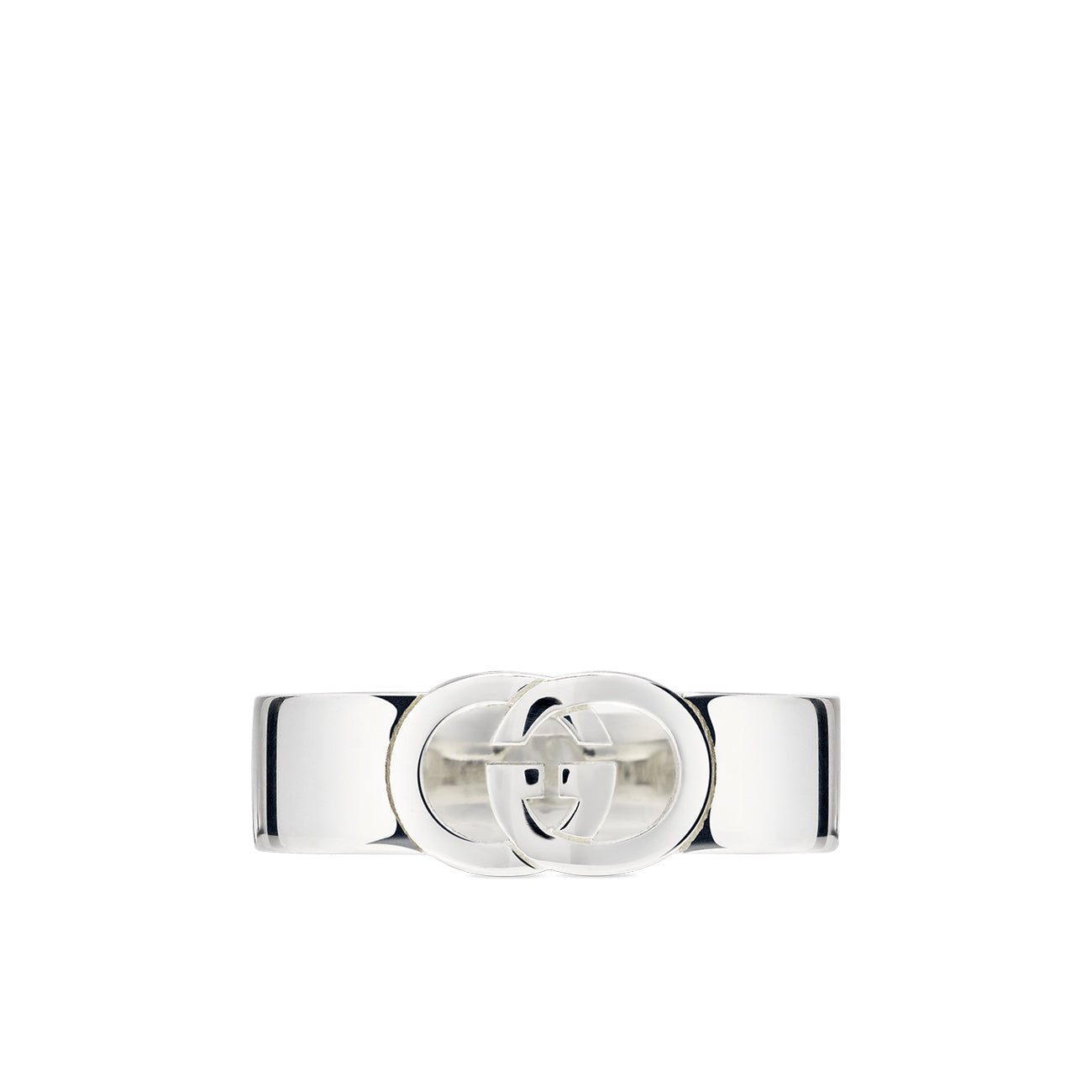 Gucci Interlocking G 6mm Silver Ring