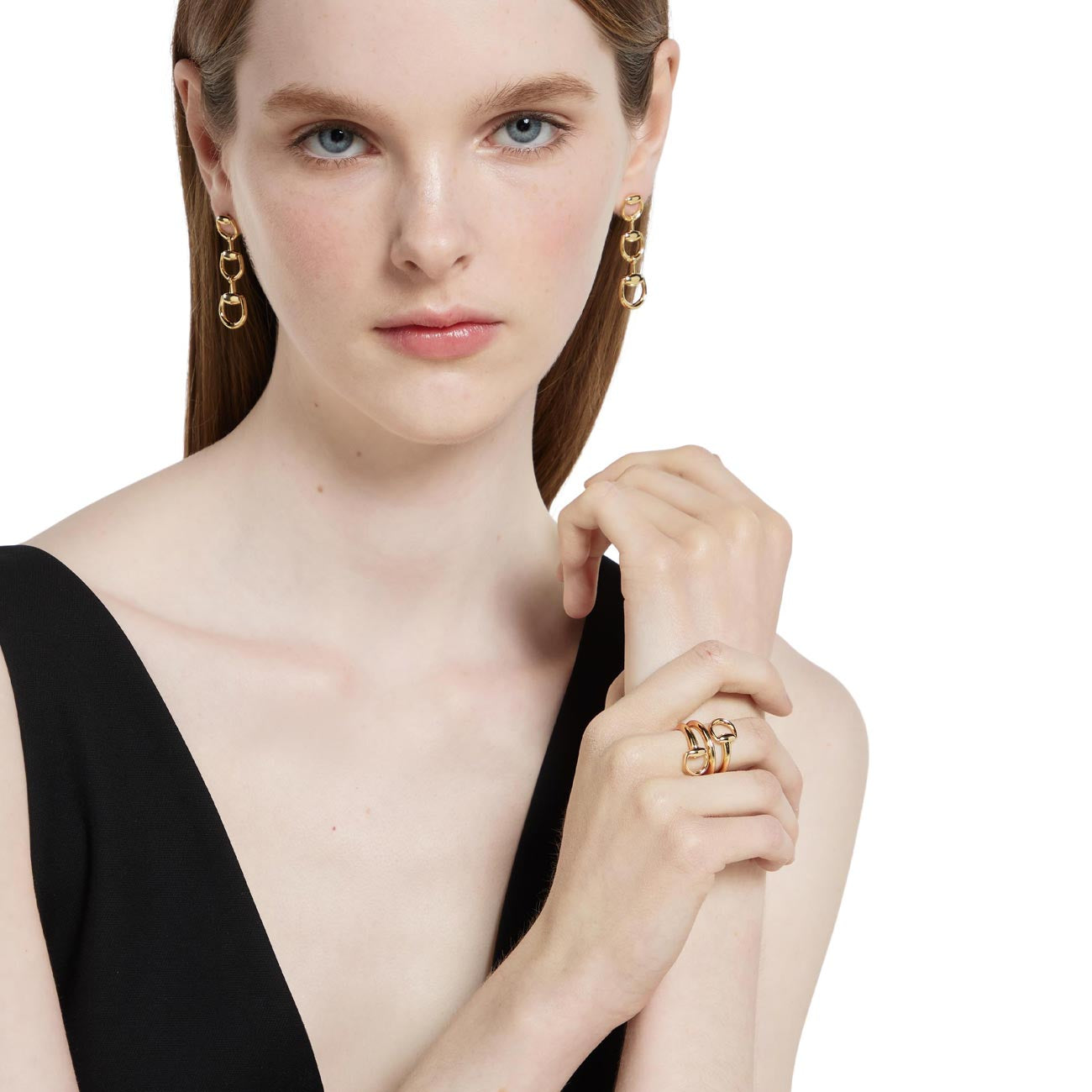 Gucci Horsebit Contrarie Wrap Ring