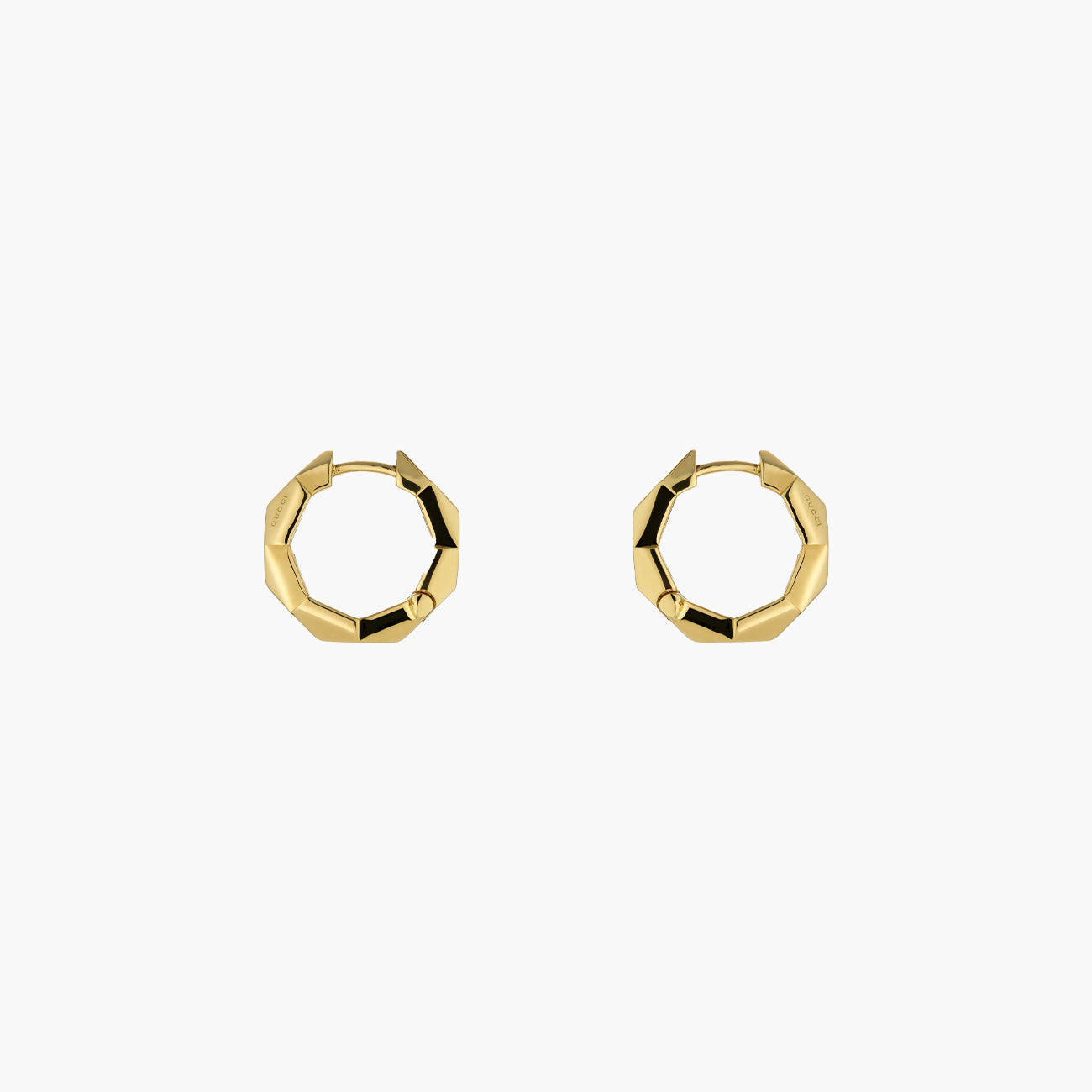 Gucci Link To Love Hoop Earrings in 18K Yellow Gold