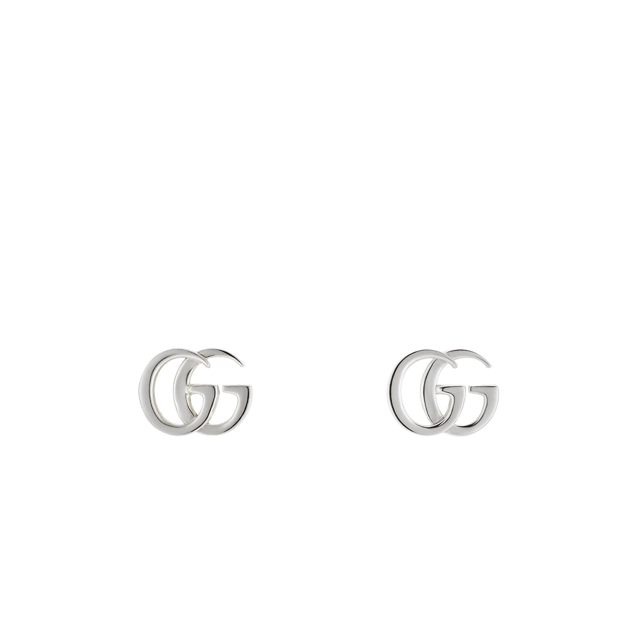 Gucci Marmont GG Silver Earrings
