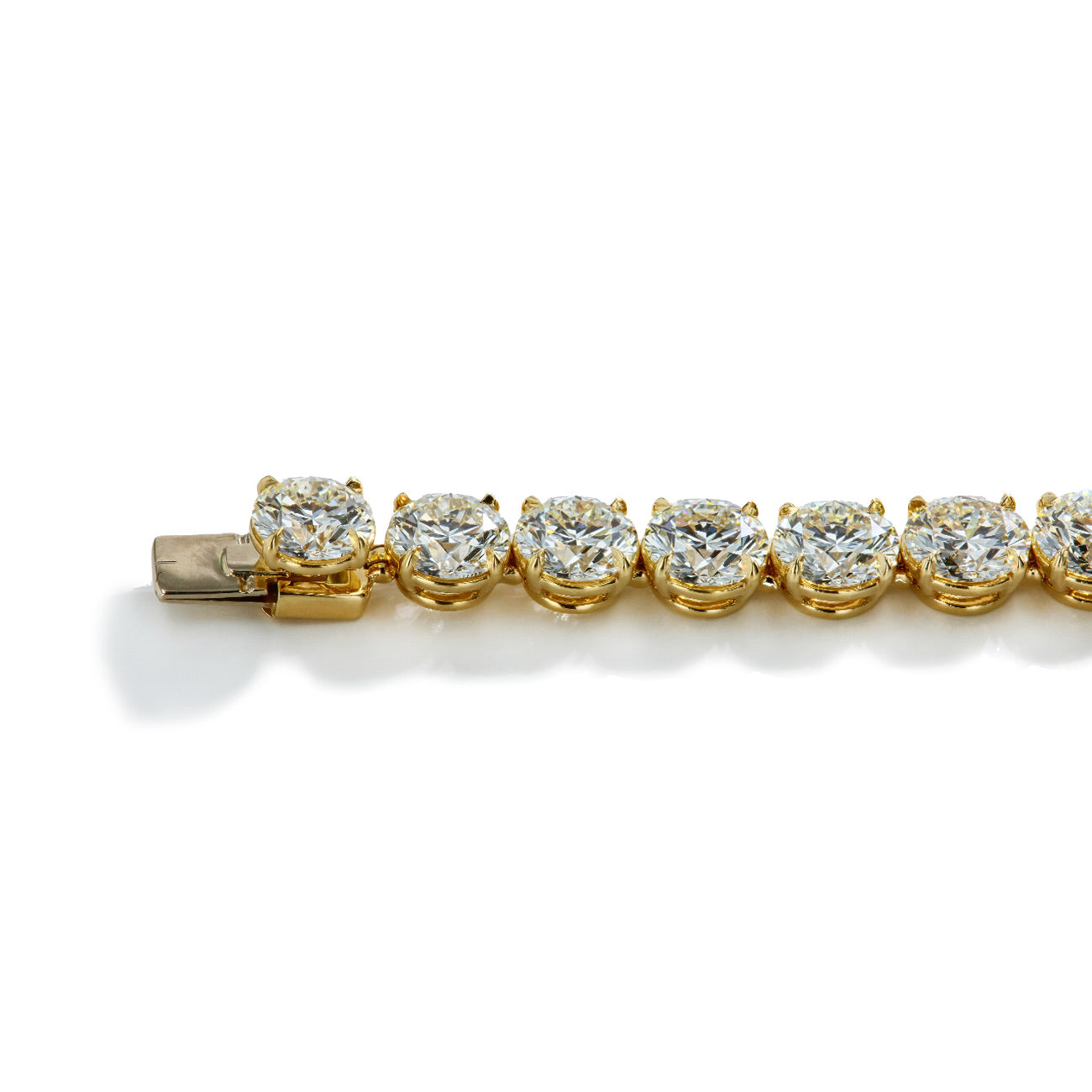 35.50 Carat Traceable Natural Diamond Tennis Bracelet