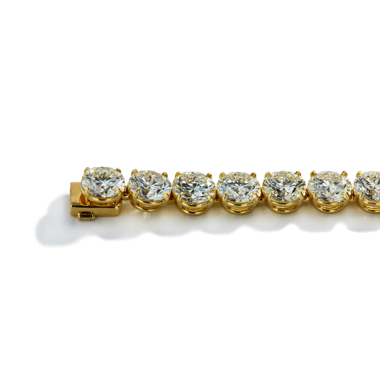 35.50 Carat Traceable Natural Diamond Tennis Bracelet