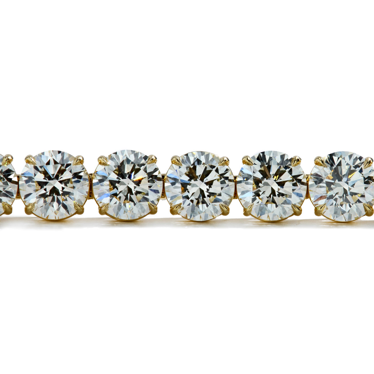 35.50 Carat Traceable Natural Diamond Tennis Bracelet