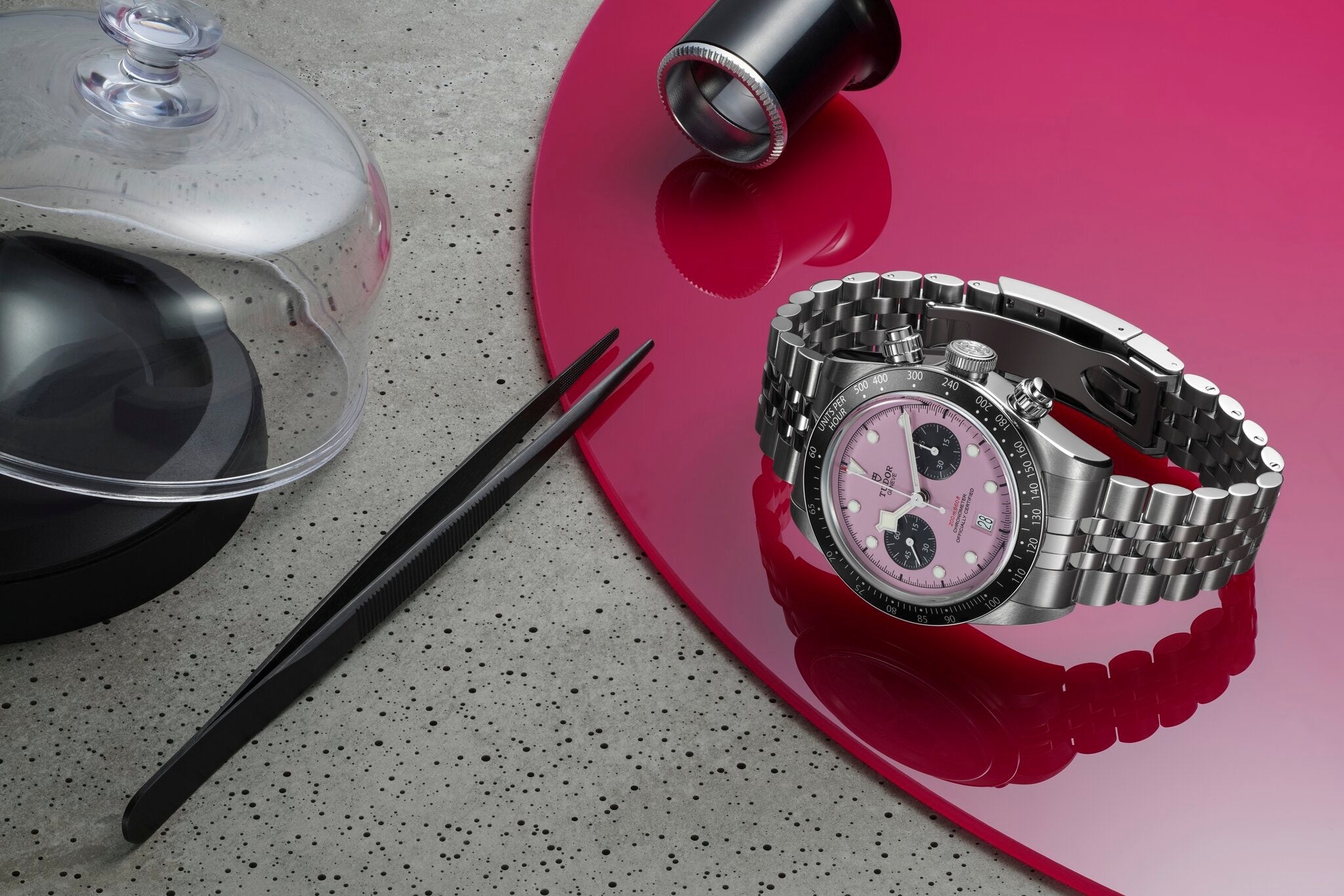 New Tudor Black Bay Chrono Pink, Announces Official Timekeeper of Inter Miami CF