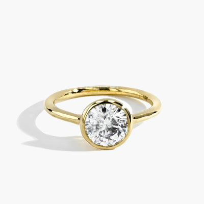 Bezel Engagement Rings - Brand Collection