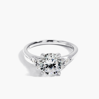 Three Stone Diamond Engagement Rings