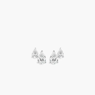 Double Diamond Studs