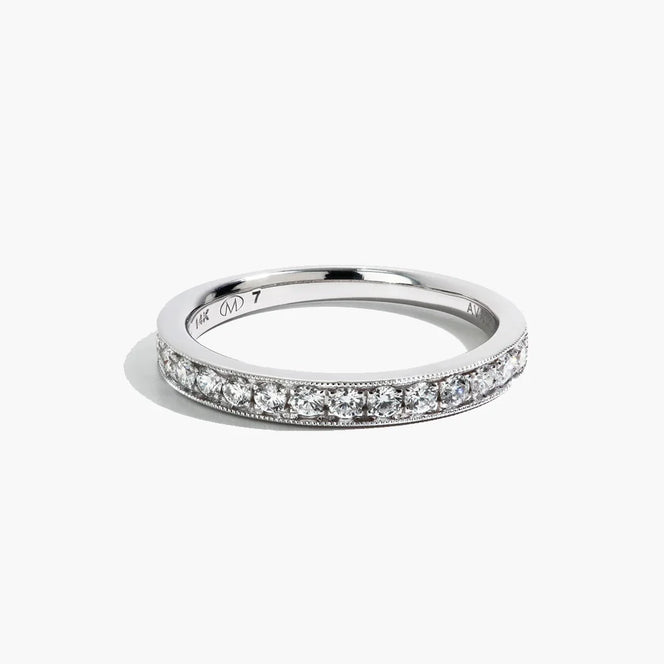 Halfway Diamond Wedding Rings