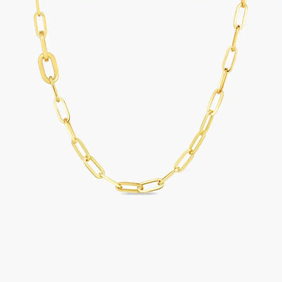Gold Link Necklaces - Brand Collection