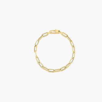 Gold Paperclip Bracelets