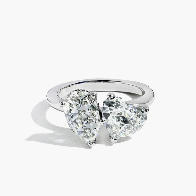 Two Stone Diamond Engagement Rings