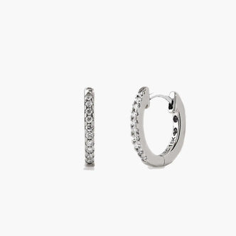 White Gold Earrings