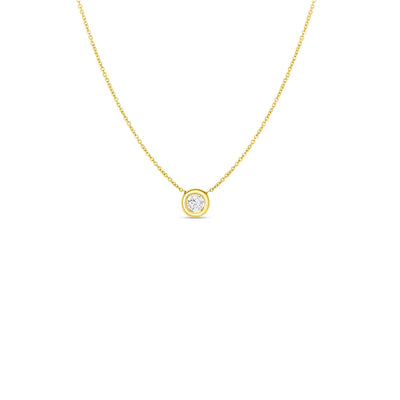 Roberto Coin Diamond Bezel Solitaire Necklace - 0.25ctw - Roberto Coin product