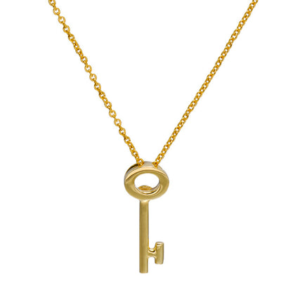 Roberto Coin Tiny Treasures Yellow Gold Key Pendant Necklace - Roberto Coin product