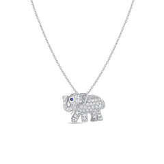 Roberto Coin Diamond Elephant Tiny Treasure Necklace