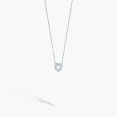 Roberto Coin Reversible Pink Sapphire and Diamond Heart Necklace