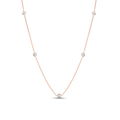 Roberto Coin Diamonds By The Inch Station Necklace - .25ctw