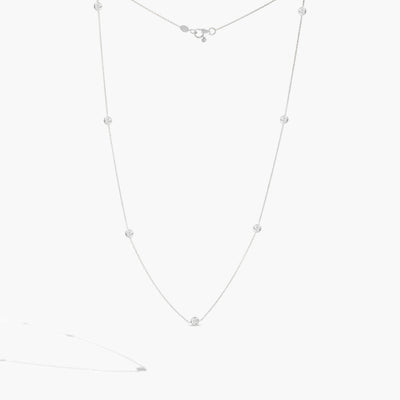 Roberto Coin Diamonds By The Inch White Gold Necklace - Roberto Coin product