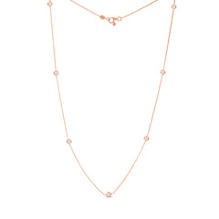 Roberto Coin Diamonds By The Inch Station Necklace - .35ctw