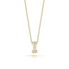 Roberto Coin Tiny Treasures Initial Thoughts Necklace Yellow Gold
