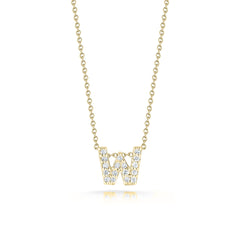 Roberto Coin Tiny Treasures Initial Thoughts Necklace Yellow Gold