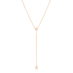 Roberto Coin Gold Diamond Lariat Necklace