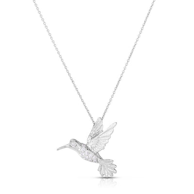 Roberto Coin TIny Treasures Diamond Hummingbird Necklace - Roberto Coin product