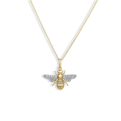Roberto Coin Tiny Treasures Diamond Bee Pendant Necklace - Roberto Coin product