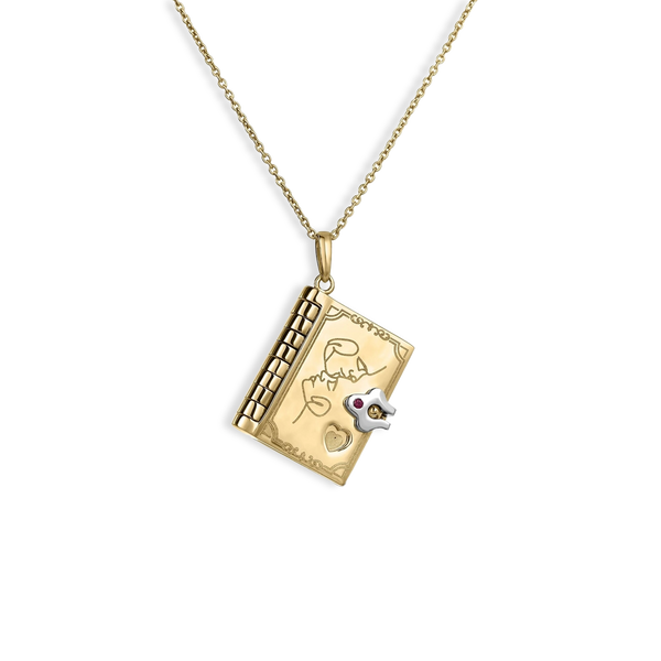 Roberto Coin Tiny Treasures Love Book Pendant Necklace