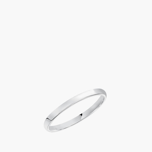 Classic Low Dome 2mm Wedding Band
