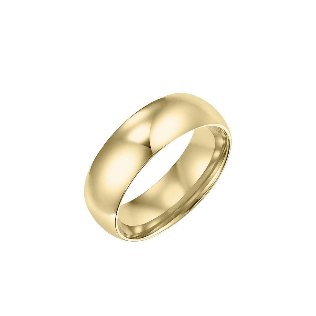 Low Dome Comfort Fit Wedding Band - 6mm