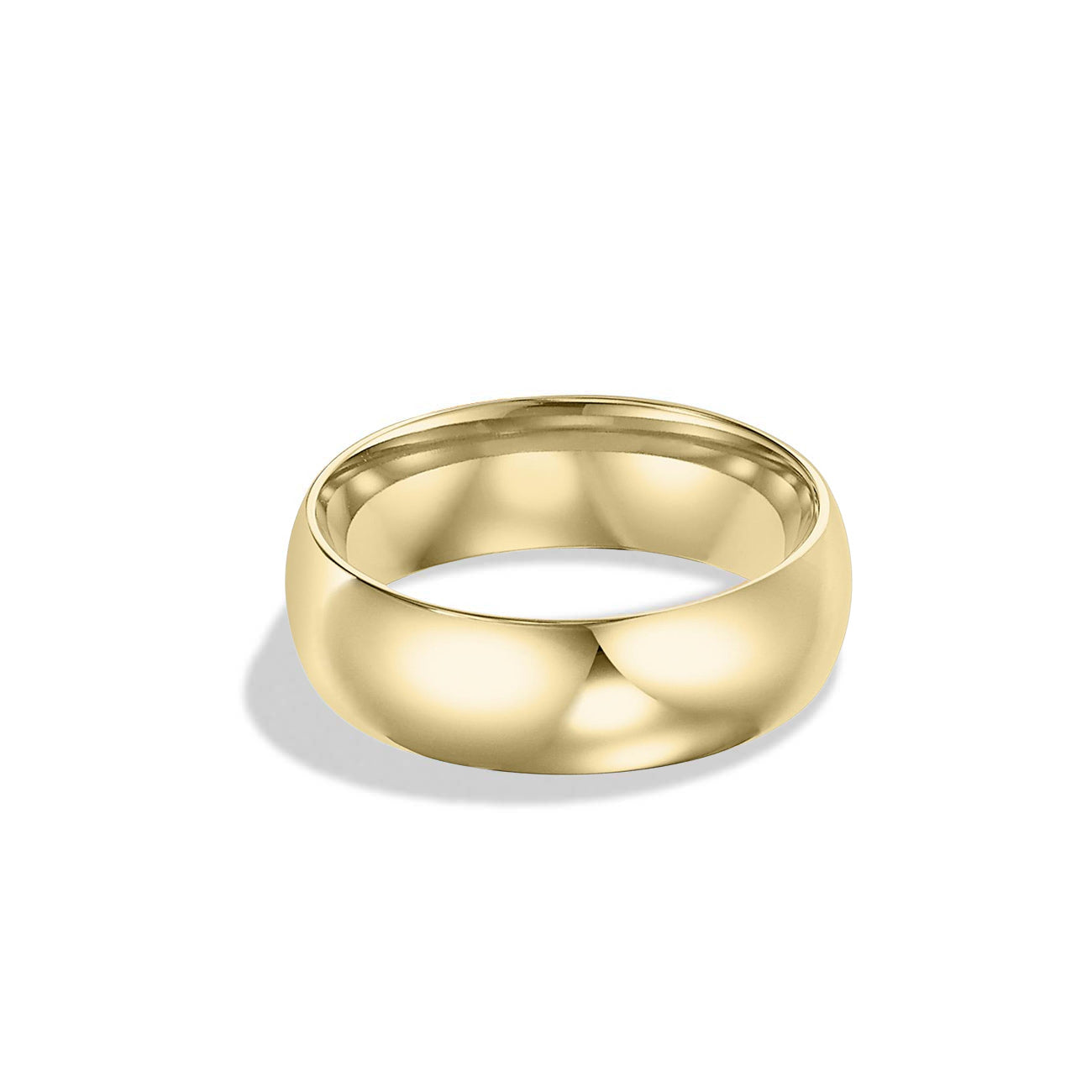 Low Dome Comfort Fit 6mm Wedding Band, 01-LDIR060-L –