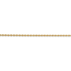 Yellow Gold Women's Thin Rope Chain - 2mm