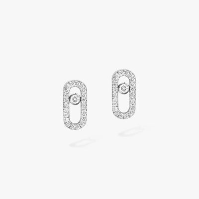 Messika Uno Pave Diamond Stud Earrings - Messika product