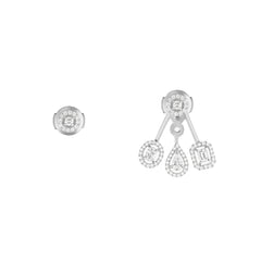 Messika My Twin Diamond Trio Stud Earrings