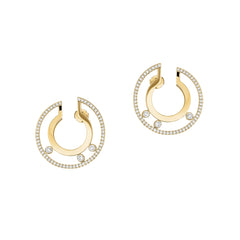 Messika Move Romane Small Diamond Hoop Earrings