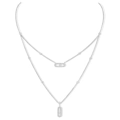 Messika Move Uno Pavé Diamond Layered Necklace