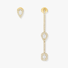 Messika My Twin Diamond Stud and Drop Earrings