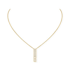 Messika My First Diamond Pavé Small Bar Necklace