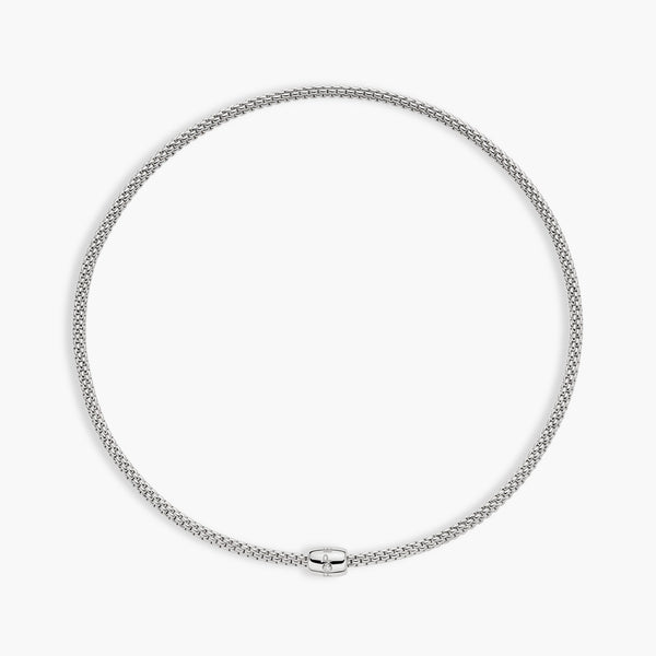 Fope Prima Flex'It Necklace with White Diamond Clasp