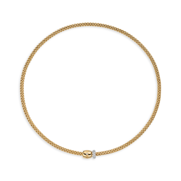 Fope Prima Flex'It Diamond Clasp and Rondel Necklace