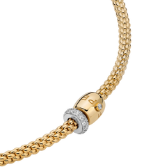 Fope Prima Flex'It Diamond Clasp and Rondel Necklace
