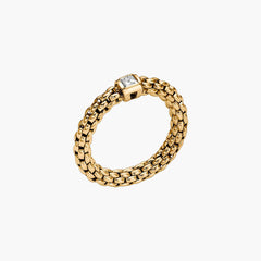 Fope Souls Flex'it Gold Diamond Ring