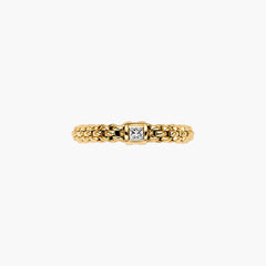 Fope Souls Flex'it Gold Diamond Ring