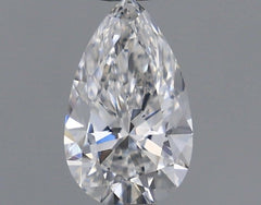 Diamond Lab Grown PEAR 0.43ct VVS2