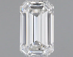 Diamond EMERALD 0.34ct VVS1